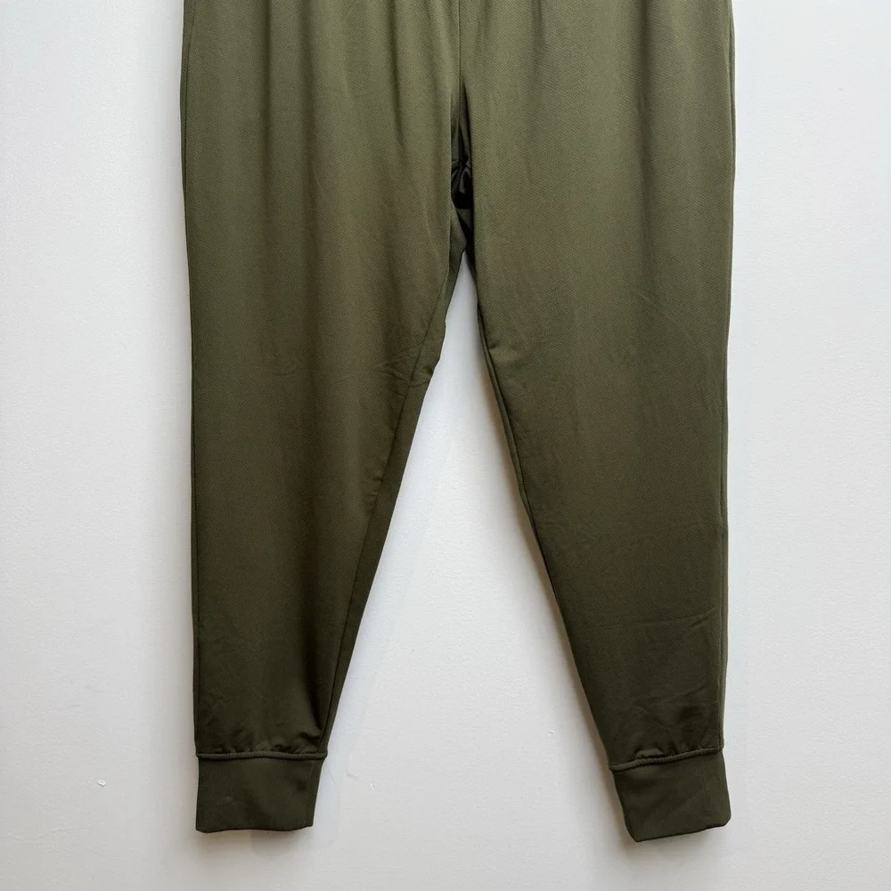 Polo Ralph Lauren Mesh Jogger Pants‎ Large Men's Olive Adjustable Waist Pockets